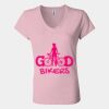 Women’s Jersey V-Neck Tee Thumbnail